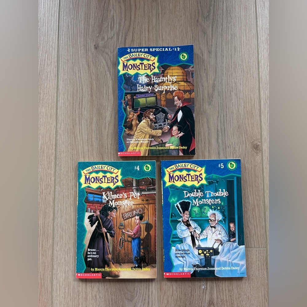 3/$20 The Bailey City Monsters Books